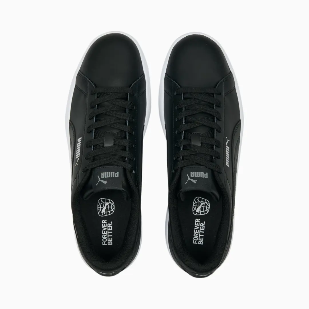 PUMA Low Smash 3.0 390987 - Schoen - 37 - Zwart/Wit - afbeelding 5 van 6