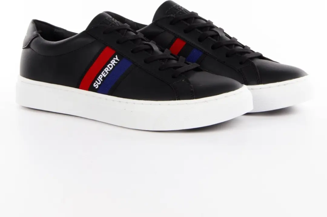 Superdry Vegan Court Sneakers 42 - Zwart - afbeelding 5 van 6