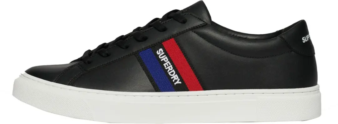 Superdry Vegan Court Sneakers 42 - Zwart - afbeelding 3 van 6
