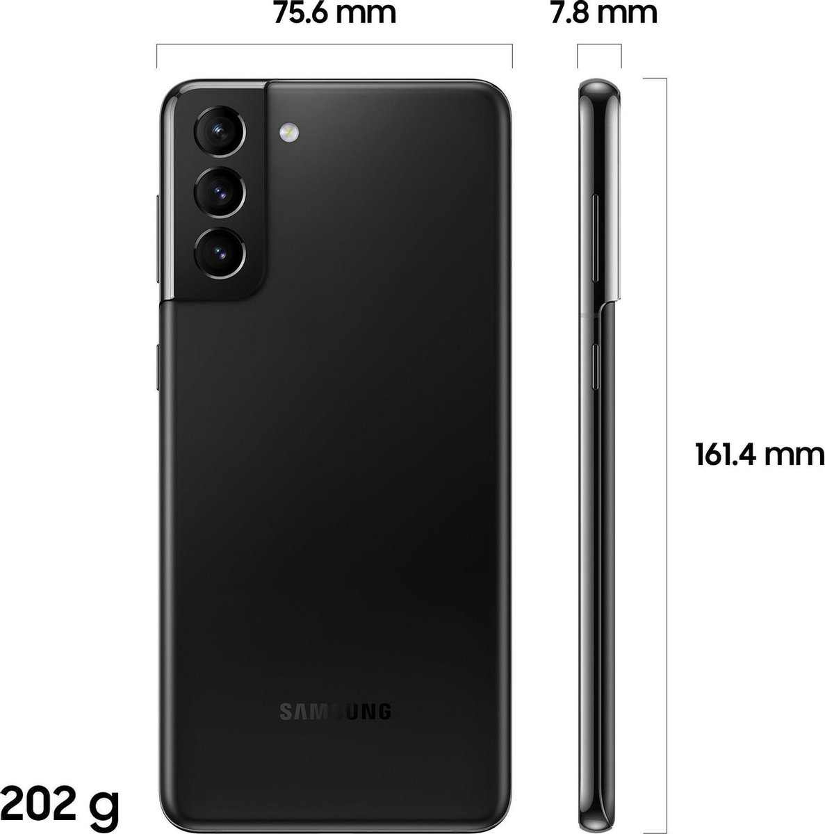 Samsung Galaxy S21+ - 5G - 128GB - Phantom Black