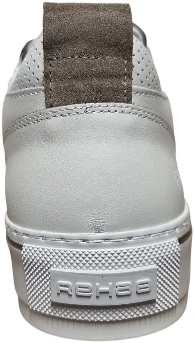 Rehab Crash Lage Sneakers - Heren - Wit - Maat 42 - afbeelding 2 van 6