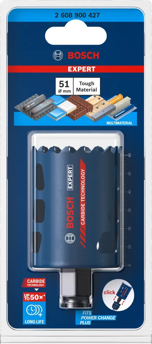 Bosch Professional Expert Tough Gatenzaag 51x60mm - Metaal - afbeelding 6 van 6