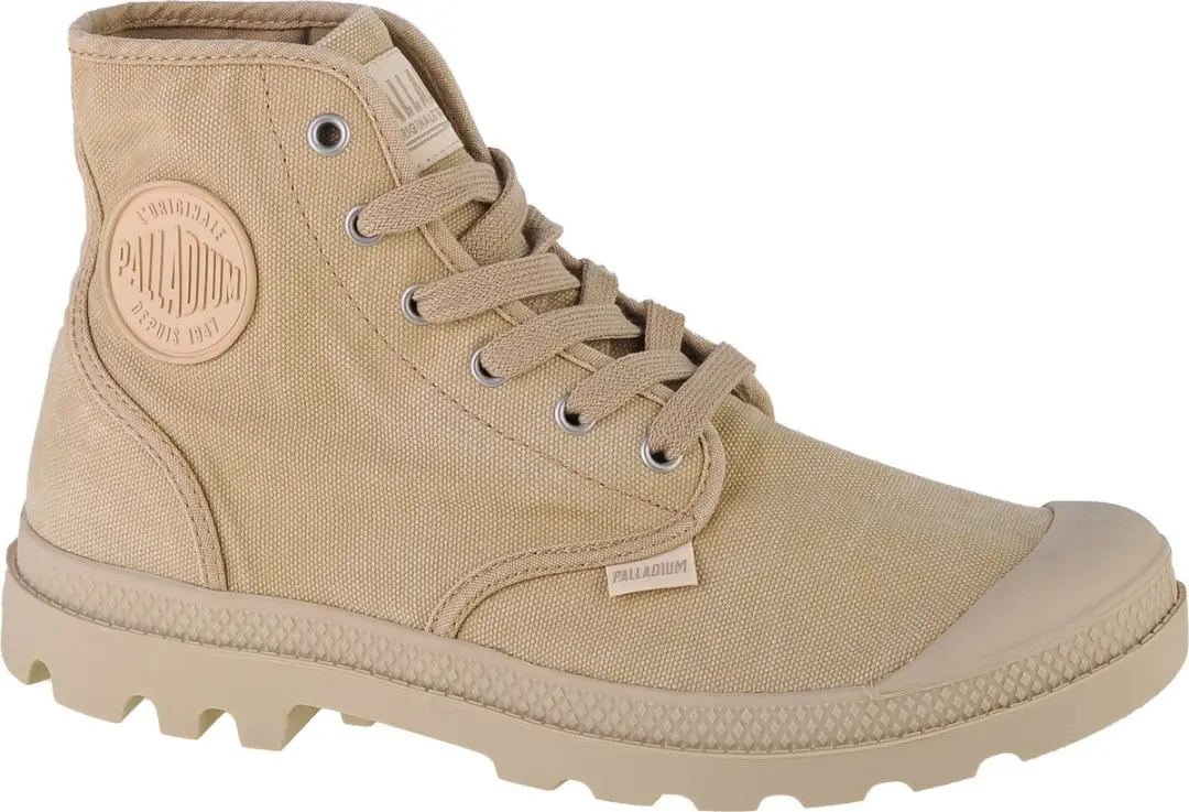 Palladium Pampa Hi 02352-221-M, Mannen, Beige, Sneakers, maat: 40