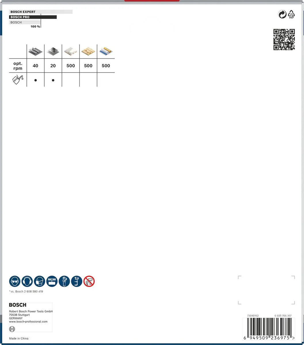 Bosch Professional Multimateriaal Gatenzaag 168mm 2608...