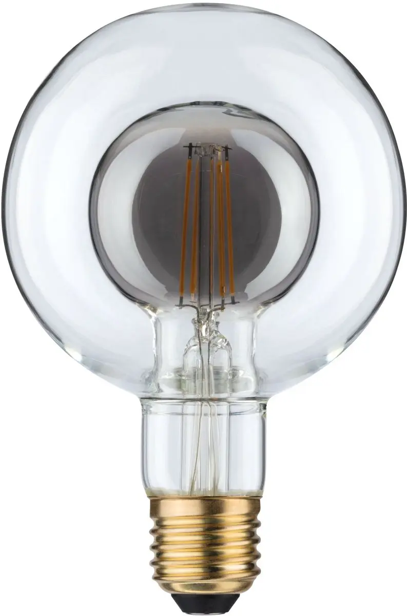 Paulmann Inner Shape Edition LED Globe E27 270lm - 4W - Rookglas - afbeelding 3 van 6