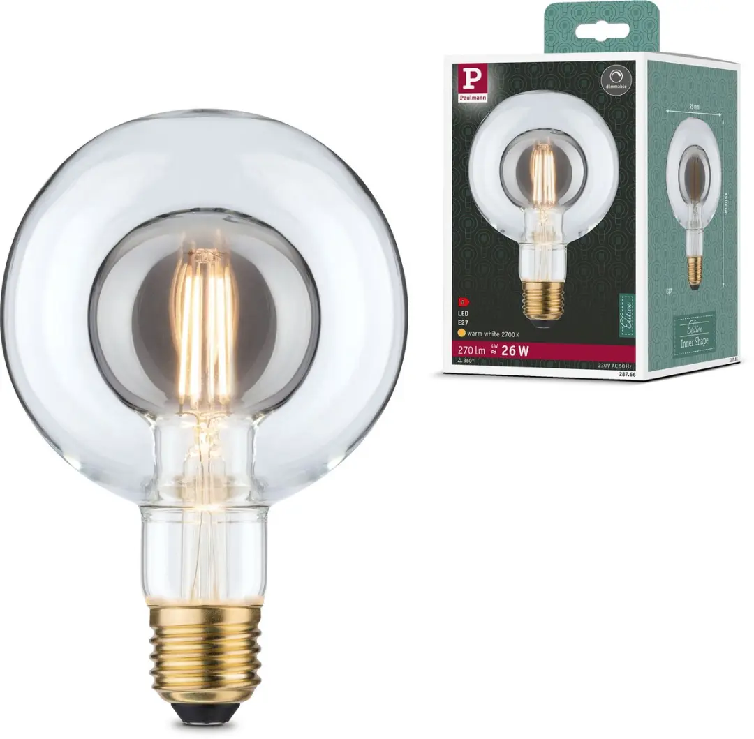 Paulmann Inner Shape Edition LED Globe E27 270lm