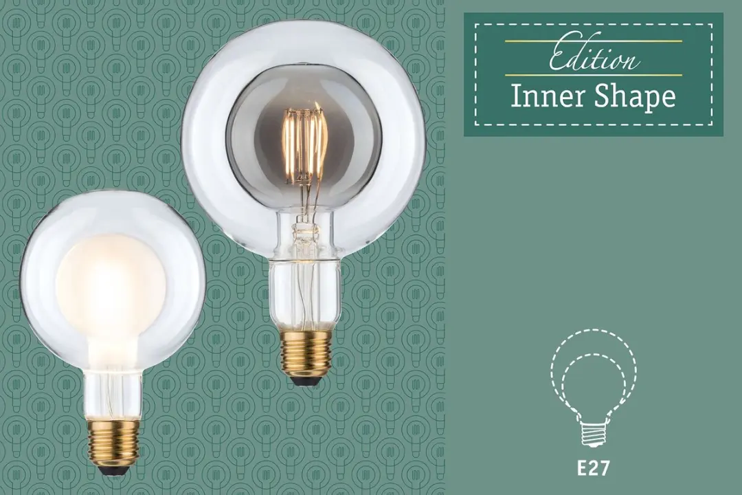 Paulmann Inner Shape Edition LED Globe E27 270lm - 4W - Rookglas - afbeelding 6 van 6