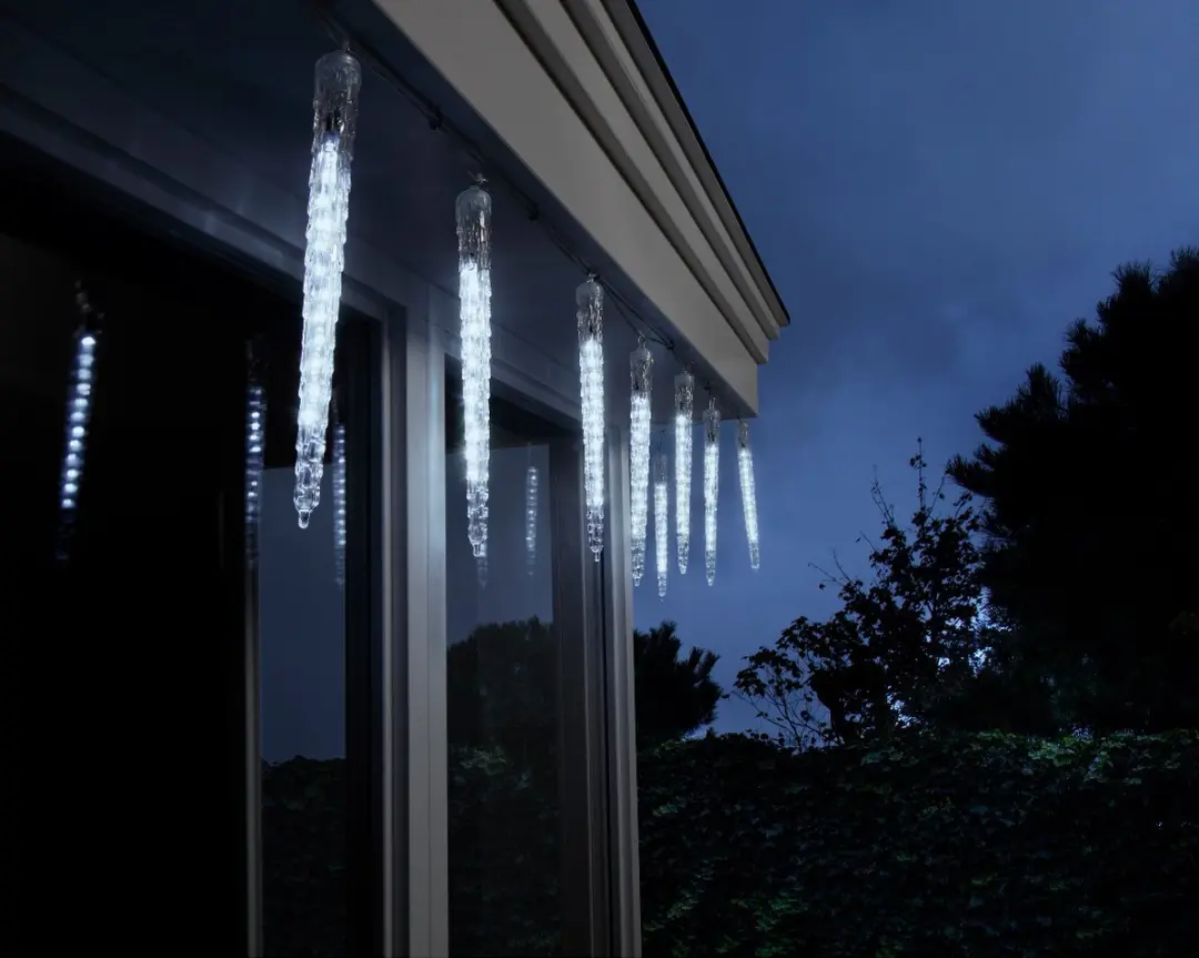 Lumineo IJspegelverlichting 2,8m - 8 Puntjes Koel Wit - afbeelding 3 van 4