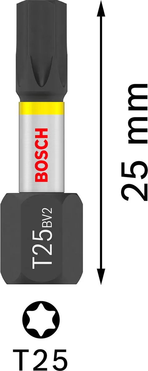 Bosch Professional Impact 25-delige Bitset T25
