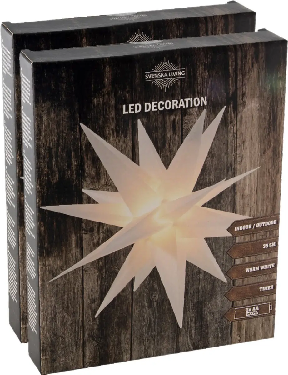 Svenska Living Kerstster lampion