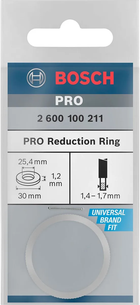 Bosch Professional Reduceerring 30x1,2mm Metaal