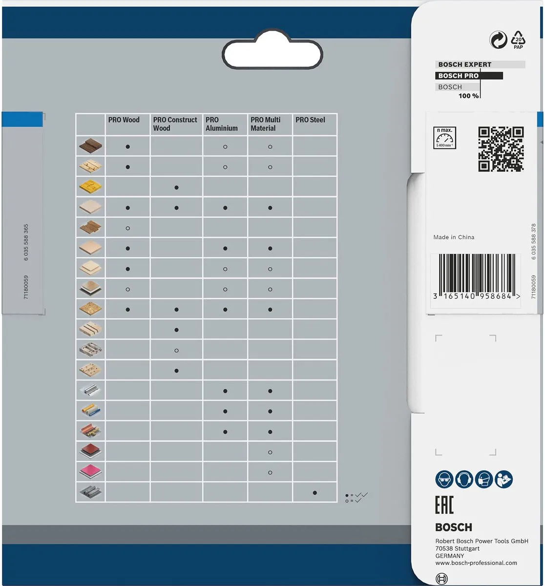 Bosch Professional Steel Accuzaagblad 136x1,6x20mm Metaal - 2608837746