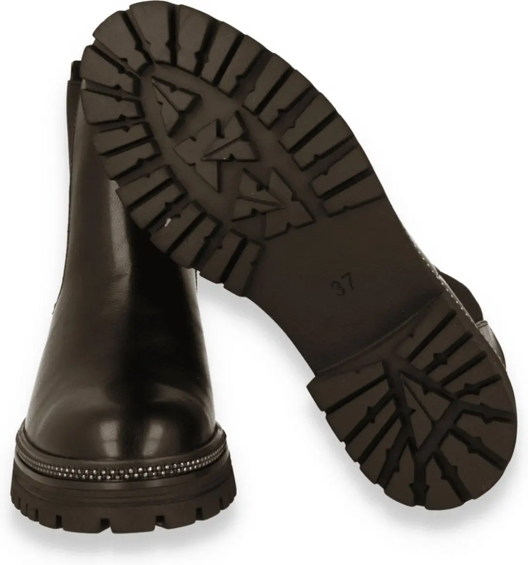 Marco Tozzi Dames Chelseaboot 2-25443-43 001 F-breedte Maat: 40 EU