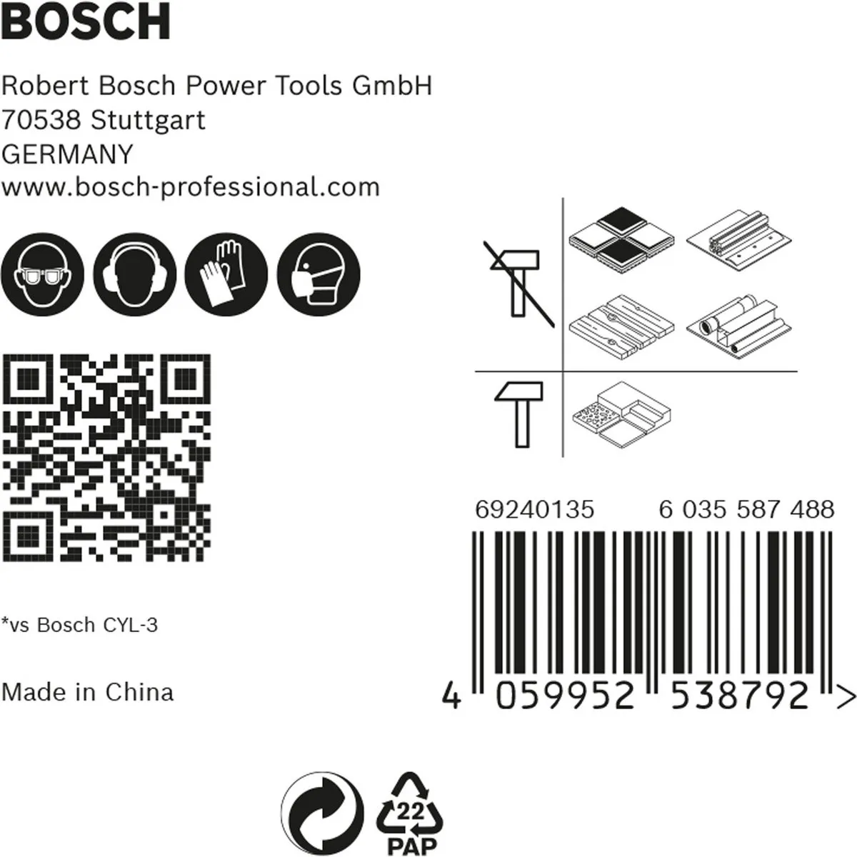 Bosch Professional EXPERT HEX-9 Borenset 5-delig 2608900586 - afbeelding 6 van 6