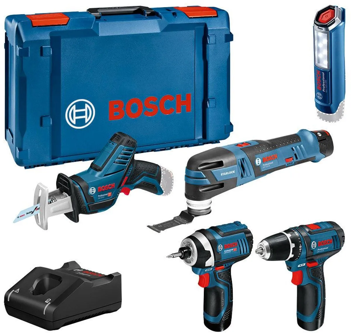Bosch Professional 12V Accu Combiset 5-delig - 3x 2.0Ah