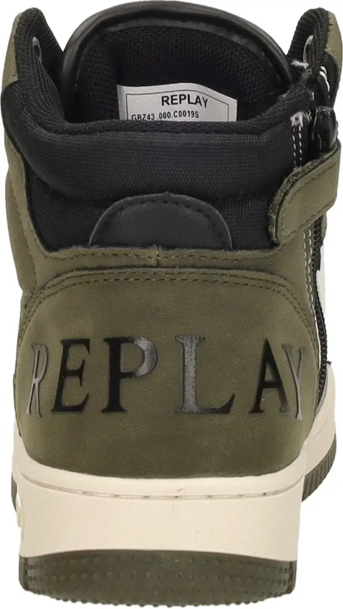 Replay Epic JR Mid Boy 4 Sneakers - Groen - Maat 29 - afbeelding 6 van 6