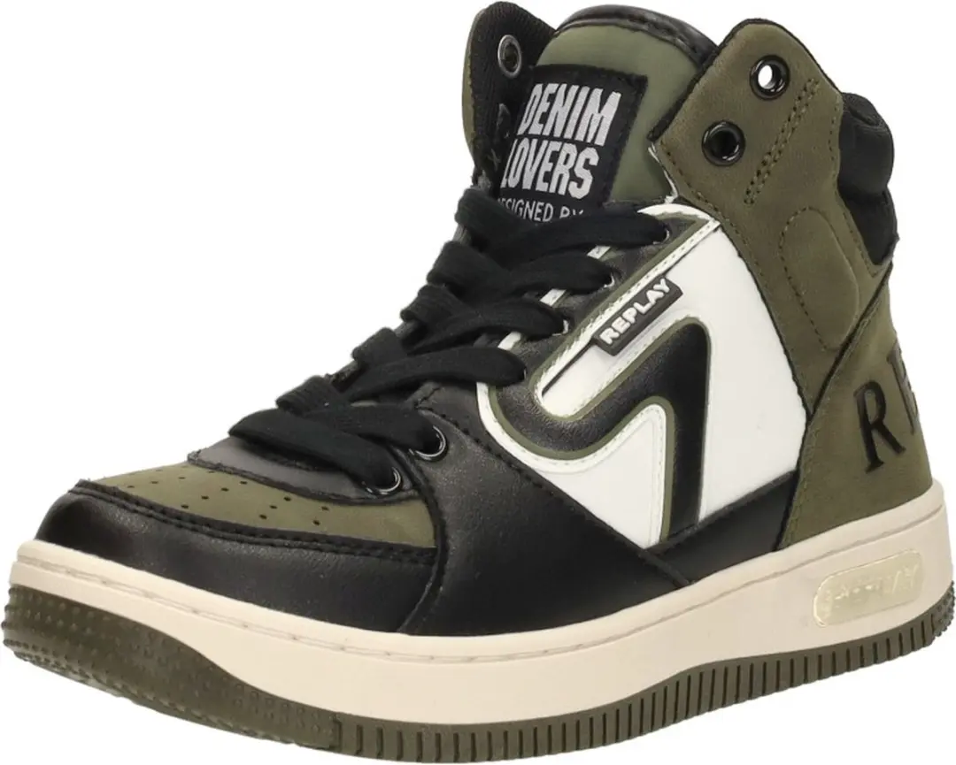 Replay Epic JR Mid Boy 4 Sneakers - Groen - Maat 29 - afbeelding 4 van 6