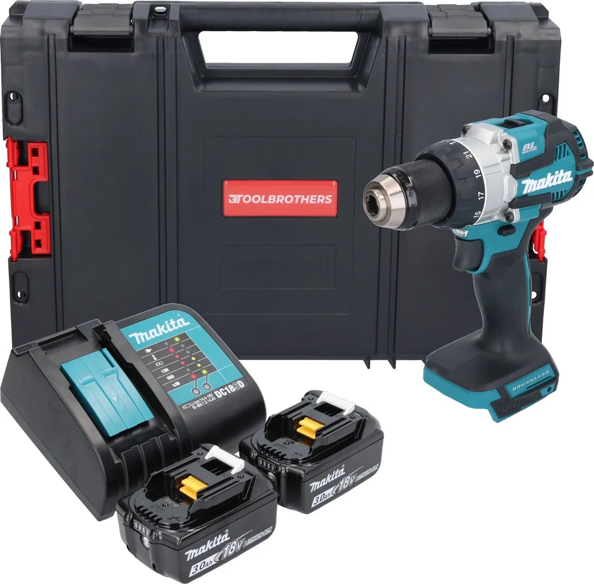 Makita DHP489SFJ-R Accu-klopboormachine 18V 73Nm