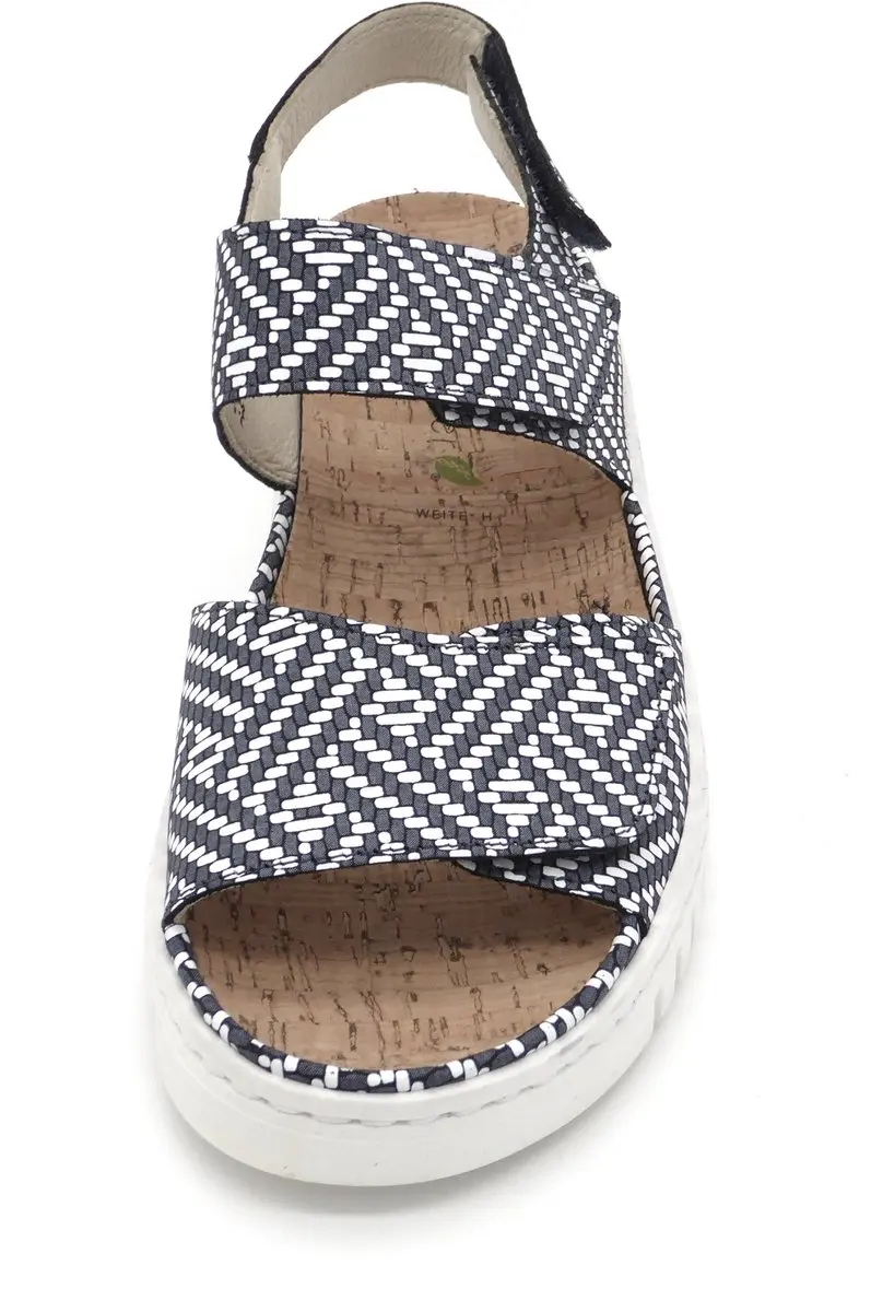 Wäldlaufer Dames Sandaal 955001-107-217 H-Willow - Blauw/Wit - Maat 38 - afbeelding 5 van 6
