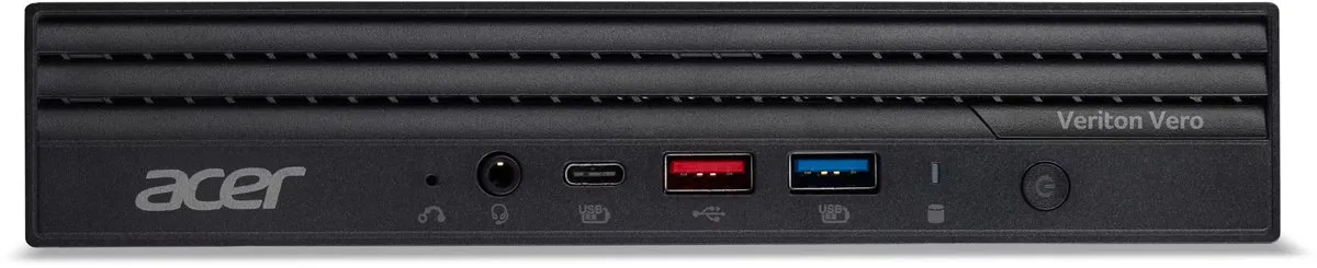 Acer Veriton Vero N4720GT Mini PC - i5-14400 16GB 512GB SSD - Zwart