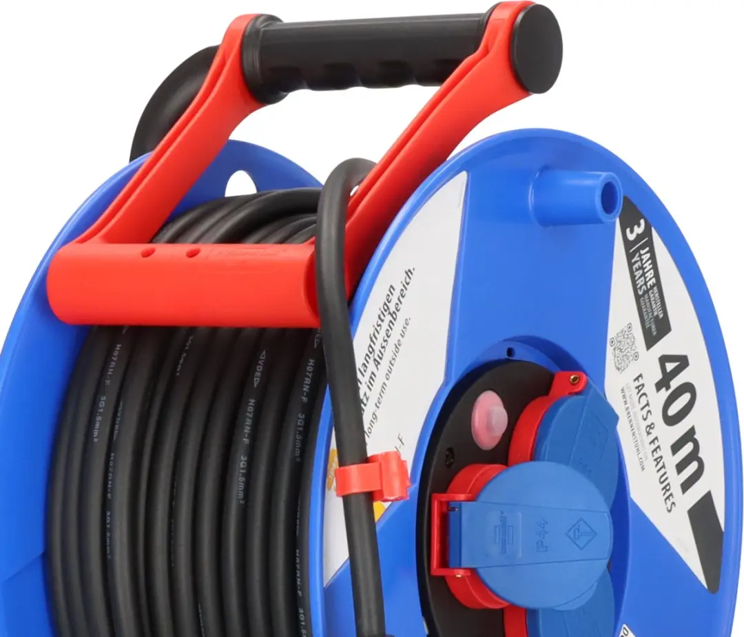 Brennenstuhl Garant IP44 Kabelhaspel 40m - 3300W Blauw