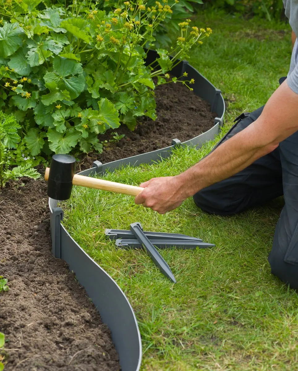 Nature Borderrand Grijs 15cm x 10m - 3mm - afbeelding 5 van 6