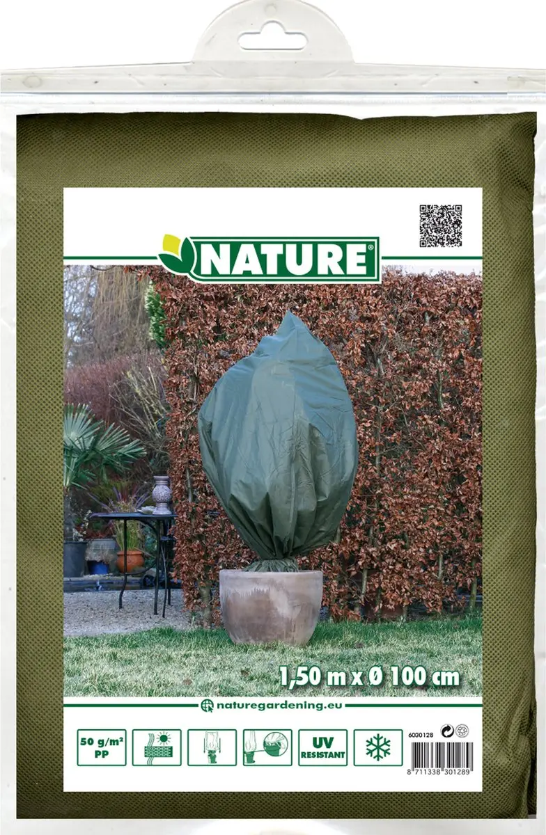 Nature Winterhoes H150 x Ø100cm - Groen - afbeelding 4 van 6