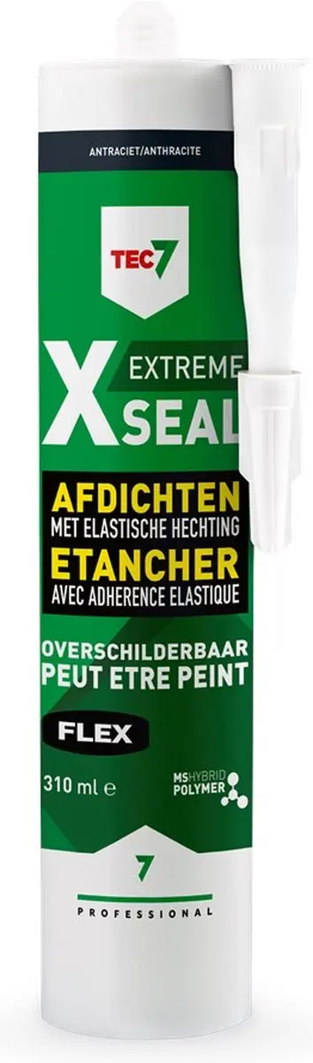 Tec7 X-Seal Antraciet Afdichtingskit 310ml