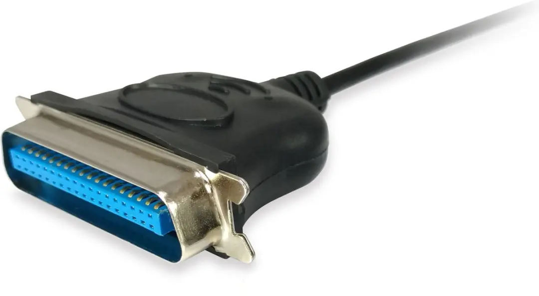 Equip USB naar Parallelle Adapterkabel 1,5m - Zwart - afbeelding 2 van 5
