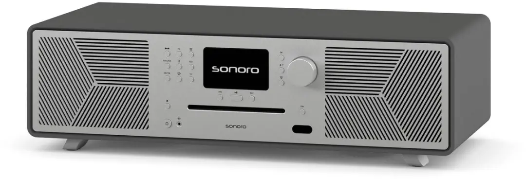 Sonoro Meisterstück II SO-6200-100-MGS All-in-one Audiosysteem - Zilver