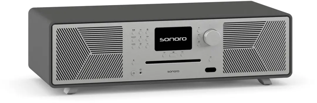 Sonoro Meisterstück II SO-6200-100-MGS All-in-one Audiosysteem - Zilver