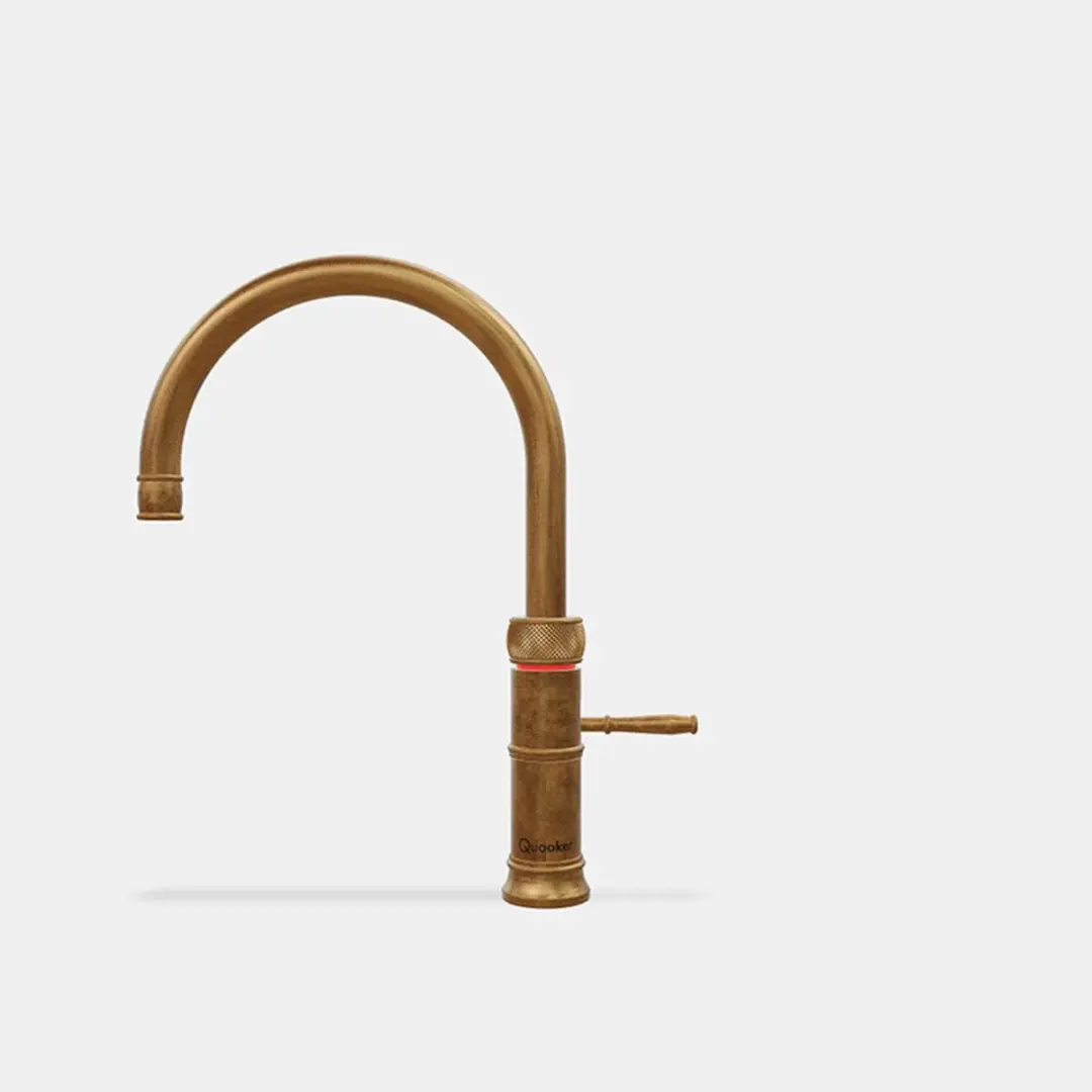 Quooker Classic Fusion Round CFNRPTB - Messing Patina