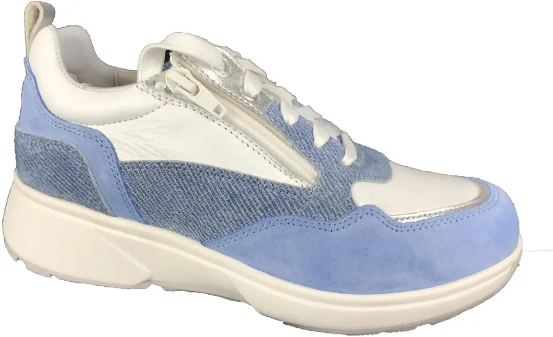 Xsensible Grenoble Dames Veterschoenen Lichtblauw - Maat 37