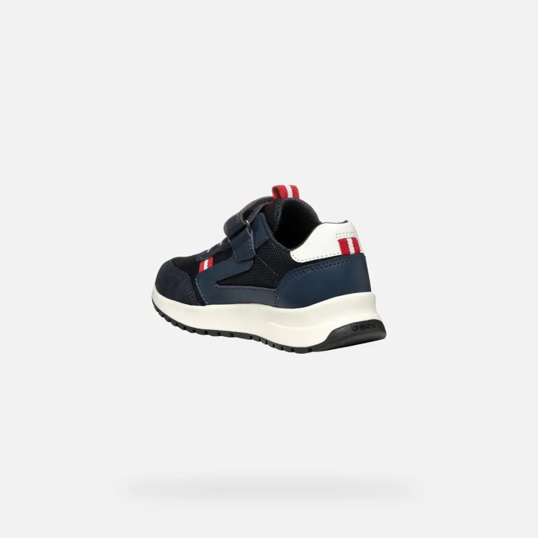 Geox Briezee Jongens Sneakers - Marineblauw/Donkerrood - Maat 28 - afbeelding 6 van 6