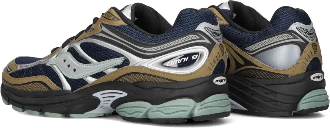 Saucony Progrid Omni 9 H Sneakers - Heren 44 - Blauw - afbeelding 6 van 6