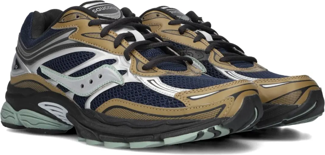 Saucony Progrid Omni 9 H Sneakers - Heren 44 - Blauw - afbeelding 3 van 6