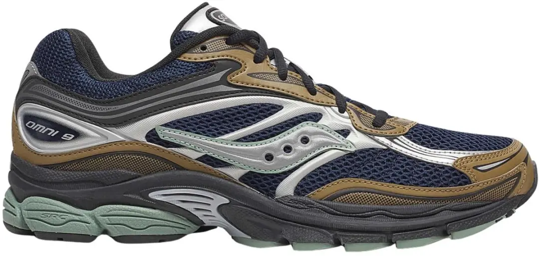 Saucony Progrid Omni 9 H Sneakers - Heren 44 - Blauw - afbeelding 2 van 6