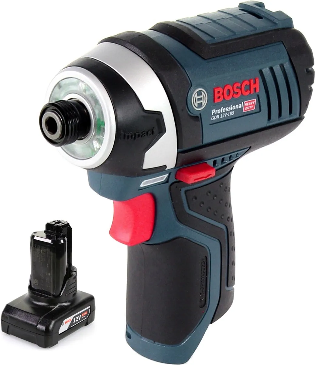 Bosch Professional GDR 12V-105 Slagmoersleutel - 105Nm - 1x 6.0Ah Accu