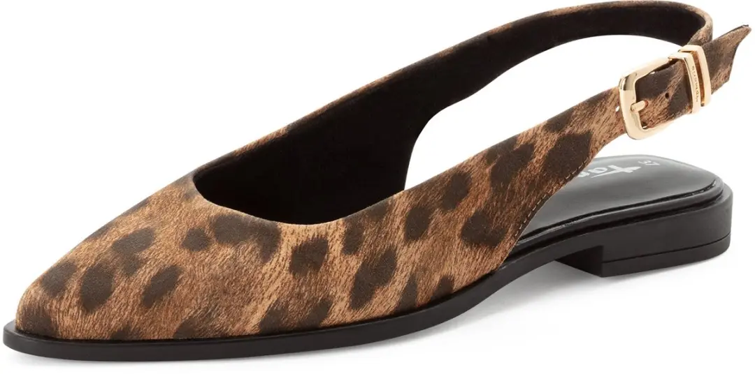 Tamaris Slingbacks 131225 - Bruin Panterprint - Leer - Maat 38