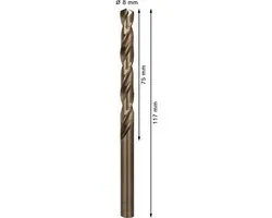 Bosch Professional ST. LINE 8mm HSS-CO Boor - 5 Stuks