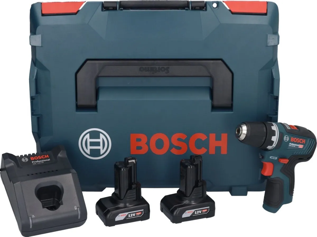 Bosch Professional GSR 12V-35 Accuboormachine - 35Nm borstelloos - 2x 6.0Ah accu