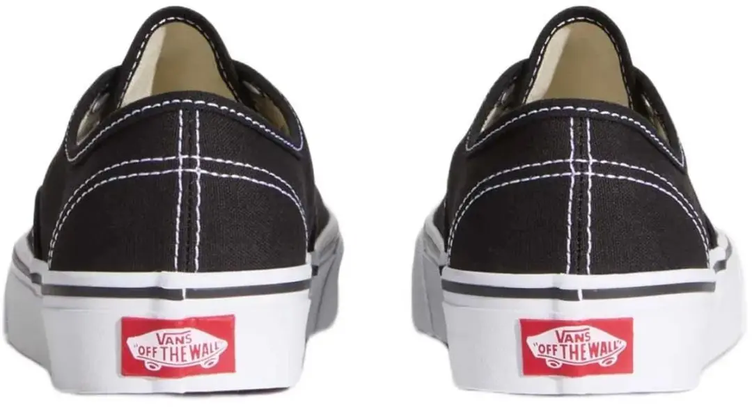 Vans Authentic Junior Sneakers 35 - Zwart/Wit - afbeelding 4 van 6