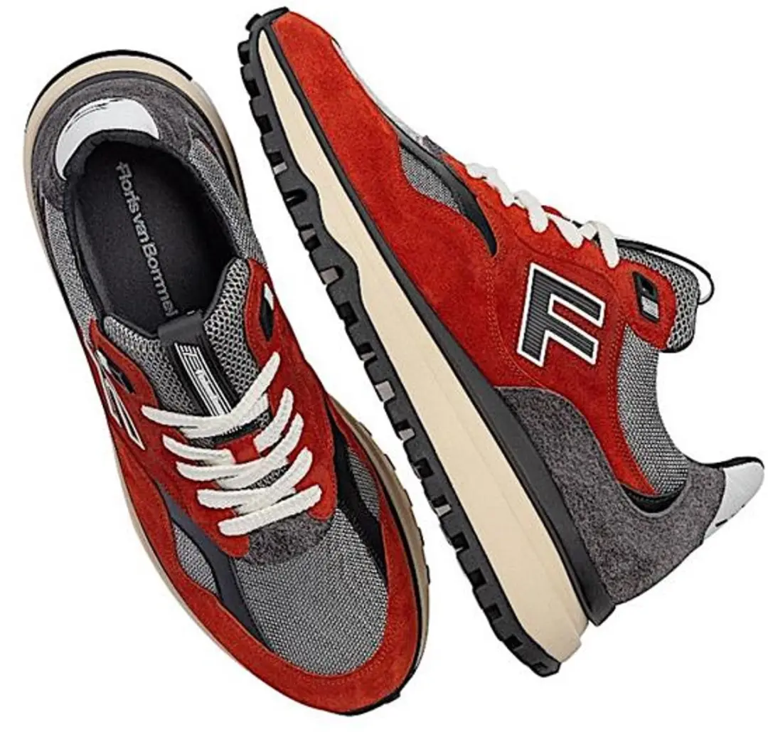 Floris van Bommel DE GRIPPER 01.04 Lage Sneakers - Bruin - Maat 44