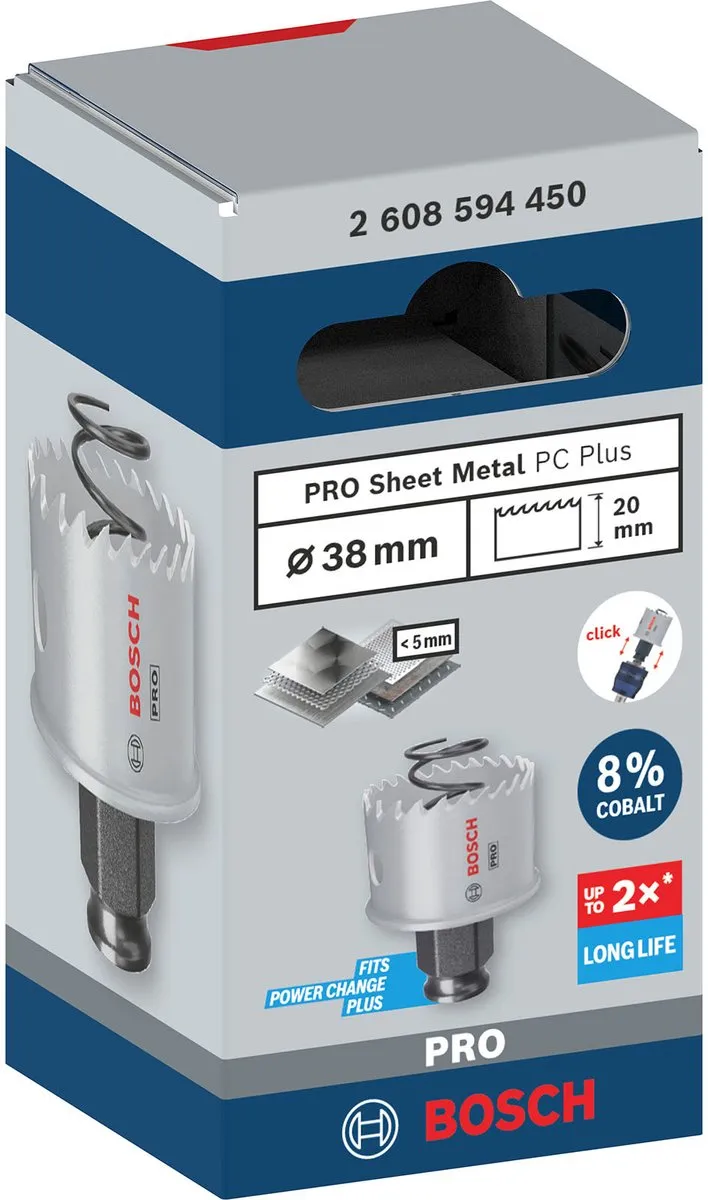 Bosch Professional PC Plus Gatenzaag 38mm - 2608594450