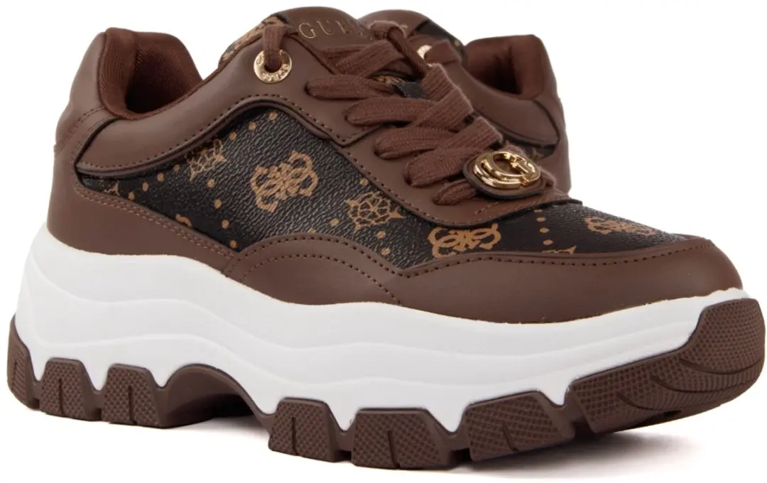 Guess Berret Dames Sneaker - Bruin - Maat 37 - afbeelding 4 van 6