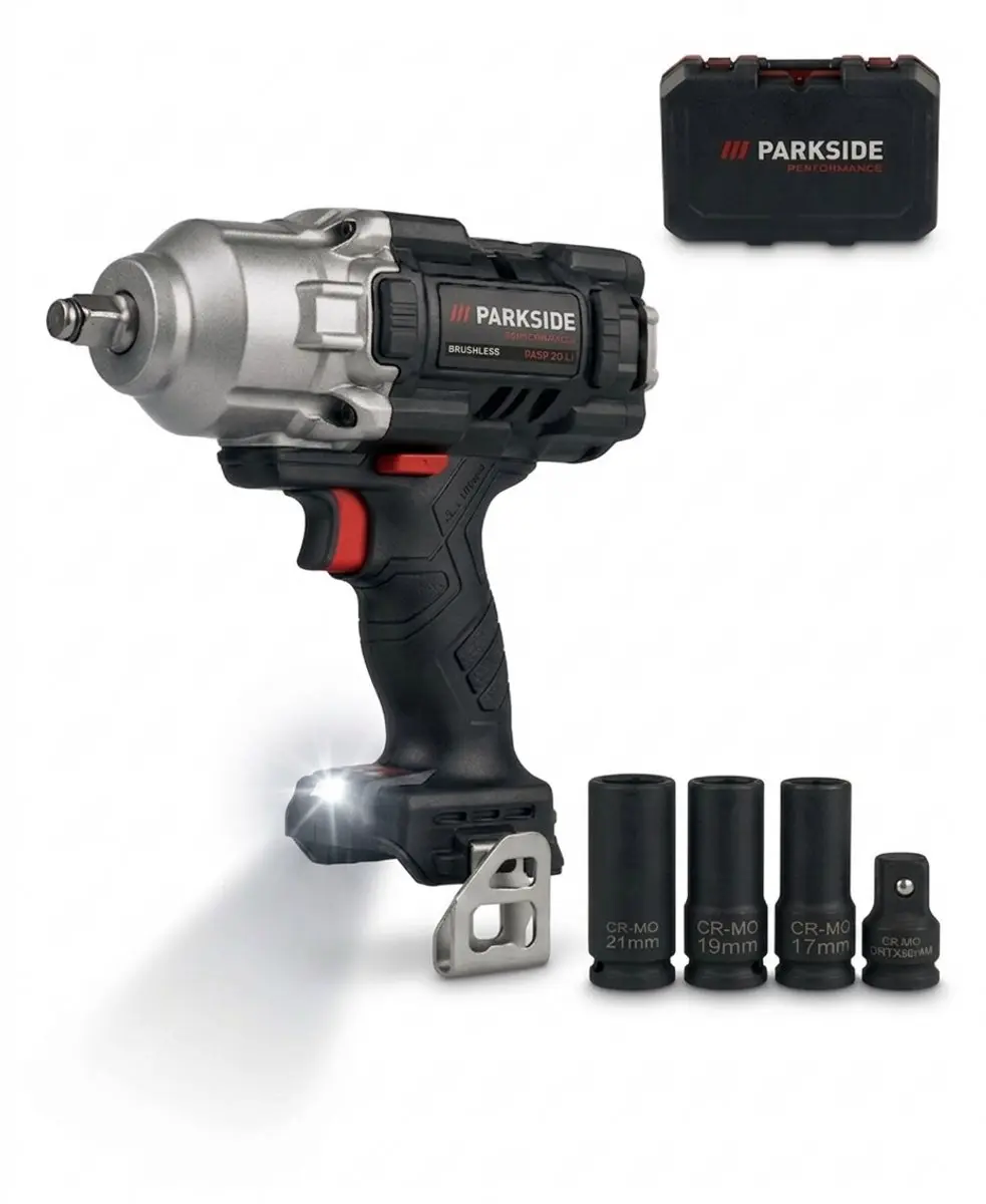 PARKSIDE PERFORMANCE® Accu-slagmoersleutel 20V zonder accu