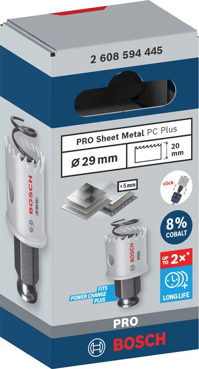 Bosch Professional PC Plus Gatenzaag 29mm - Metaal
