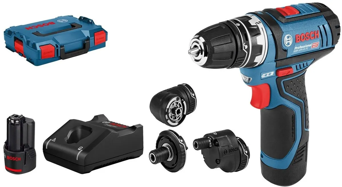 Bosch Professional GSR 12V-15 FC Accu Schroefboormachine - 2x 2,0Ah Accu - afbeelding 6 van 6