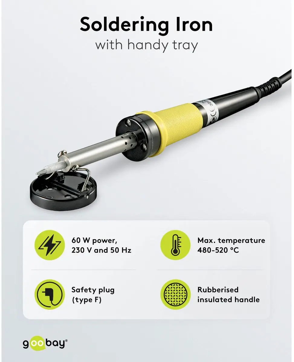 Goobay Soldeerbout 60W - 230V - 1,25m kabel