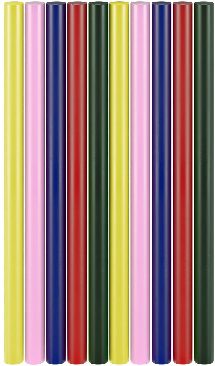 Goobay Heetlijmsticks 11 mm 10 Stuks 5 Kleuren voor Lijmpistool